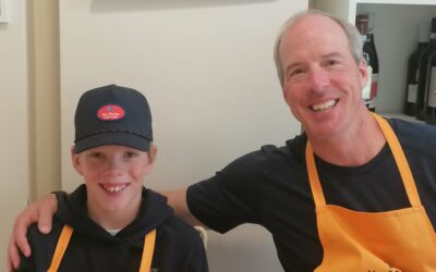 THE GELATO DOES NOT GO IN THE STOMACH…